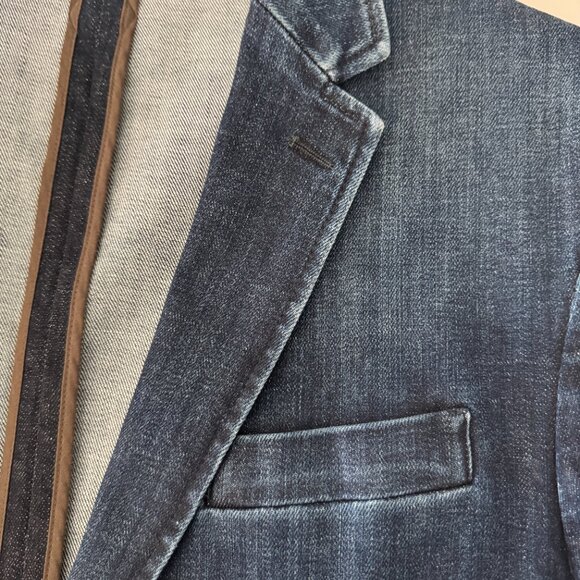 Philipp Plein Denim Blazer NWOT, Size 3XL runs small - Picture 11 of 17